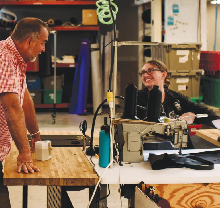 red oxx bags factory tour 768x725