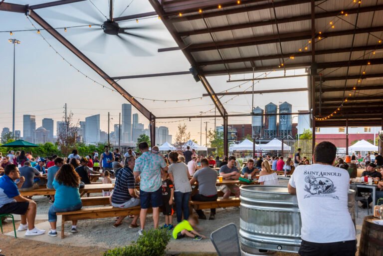 saint arnold brewery tour biergarden 768x513