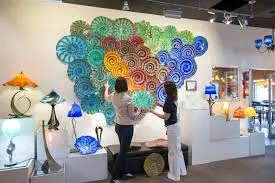 wimberley glassworks factory showroom