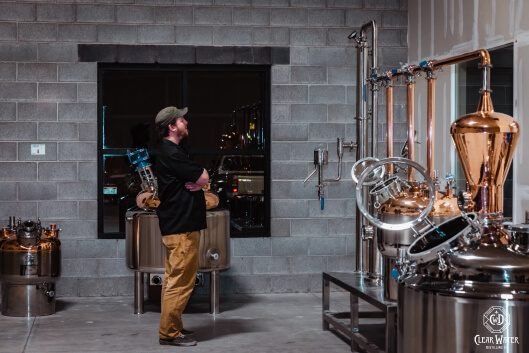 clear water distilling whiskey tour