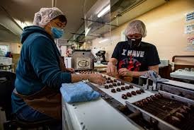 rebecca ruth candy factory behind the scenes