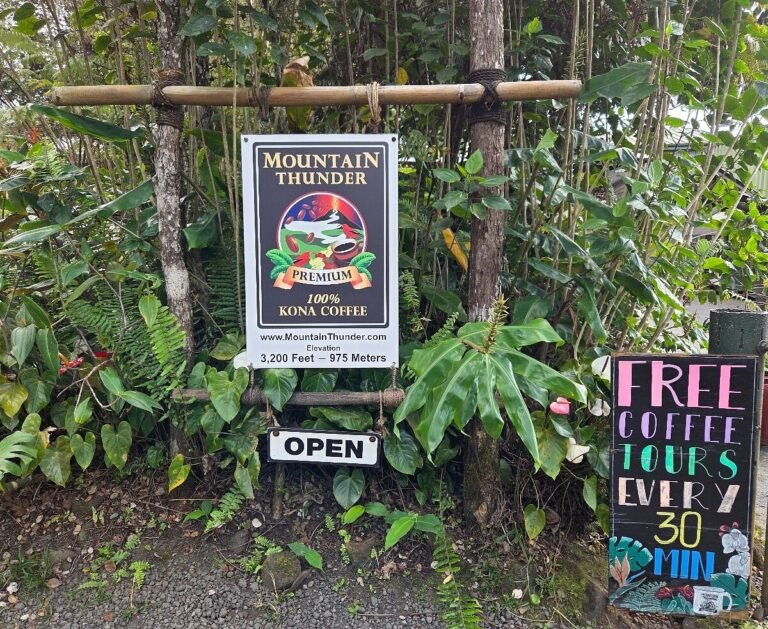 tour mountain thunder coffee plantation free hawaii 768x629