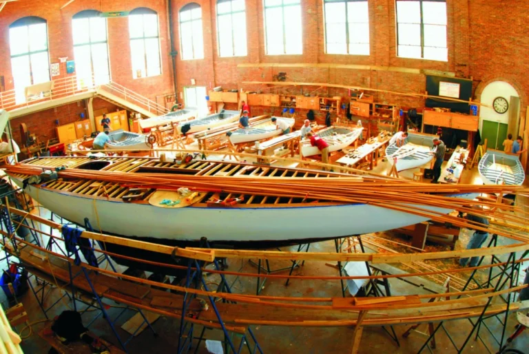 international yacht restoration school boatbuilding tour newporr 768x514